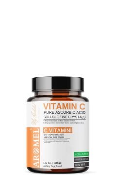 C Vitamini 100 gr | Askorbik Asit | Avrupa,Ekstra Saf | Yenilebilir Toz Form