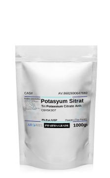 Potasyum Sitrat | 1000 gr | Tri Potassium Citrate Anh