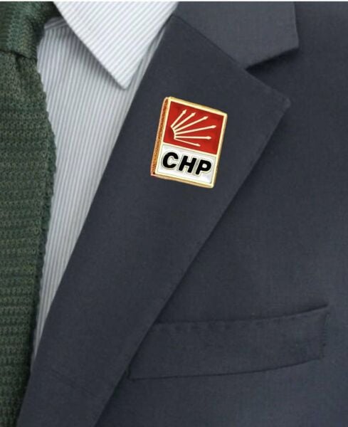 CHP ''Cumhuriyet Halk Partisi'' YAKA ROZETİ