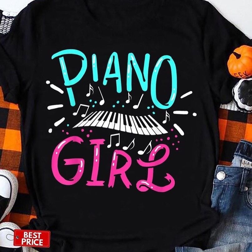Piano Girl Unisex Tshirt