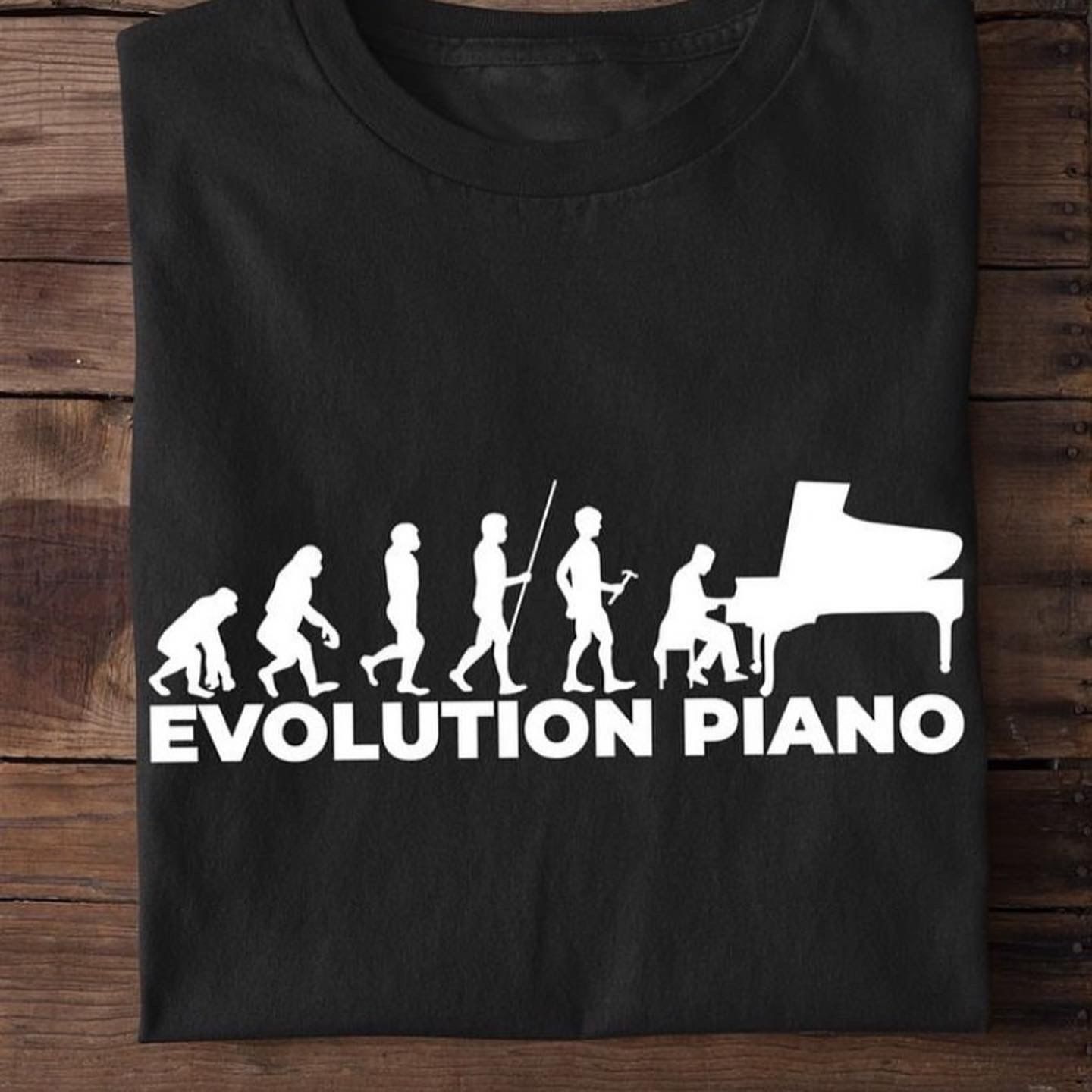 Evolution Piano Unisex Tshirt