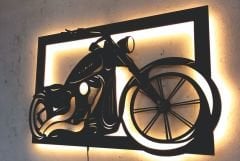 HARLEY DAVIDSON MOTORCYCLES LED Işıklı Tablo