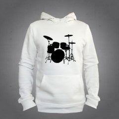 Bateri Kapüşonlu Sweatshirt Hoodie Ekru