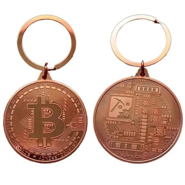 Bitcoin Kripto Anahtarlık (Bronz)