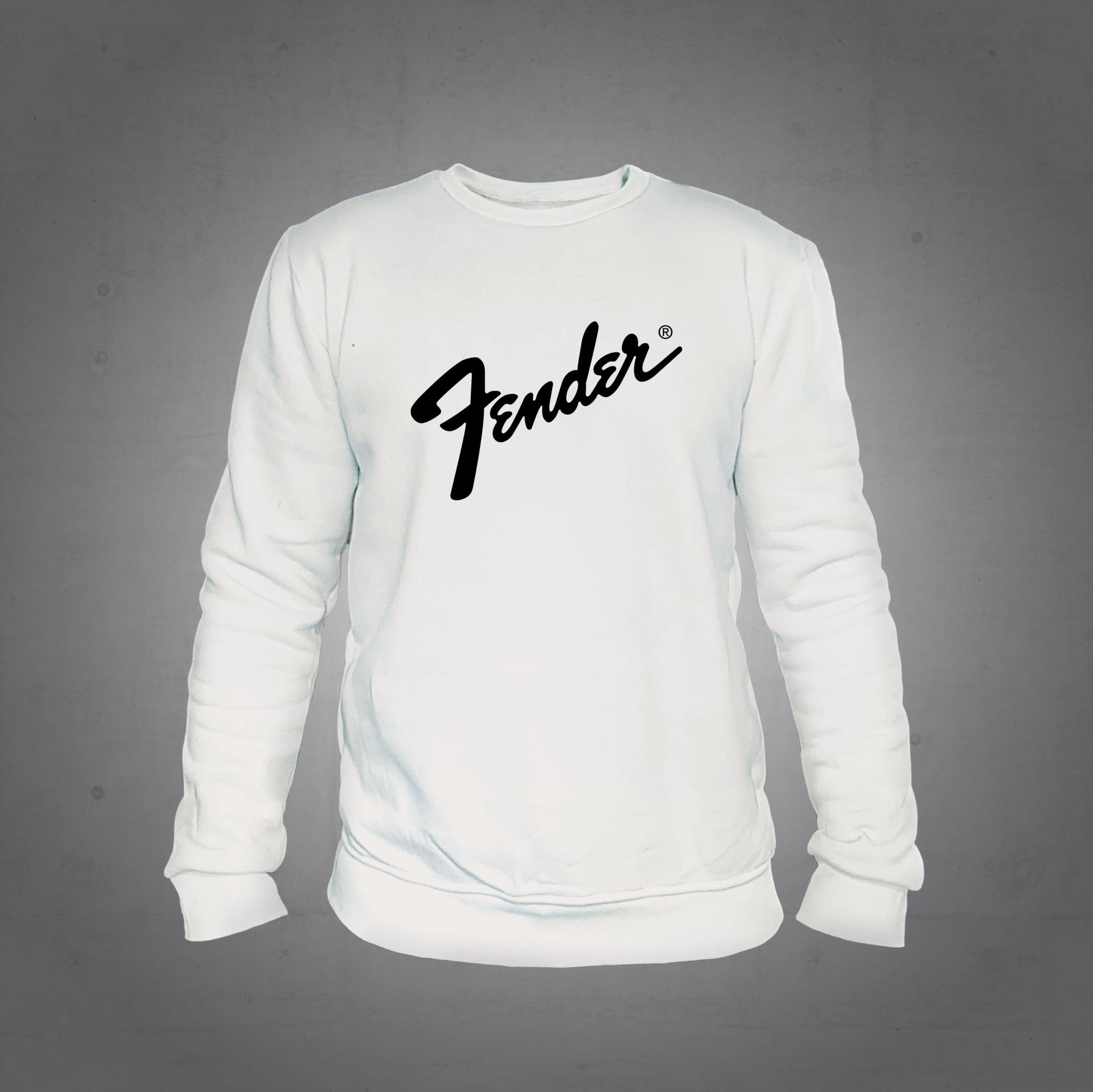 Fender Beyaz Unisex Sweatshirt