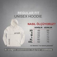 Sol Anahtar Kapüşonlu Sweatshirt Hoodie Unisex