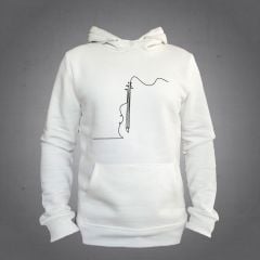 Keman Kapüşonlu Sweatshirt Hoodie Unisex