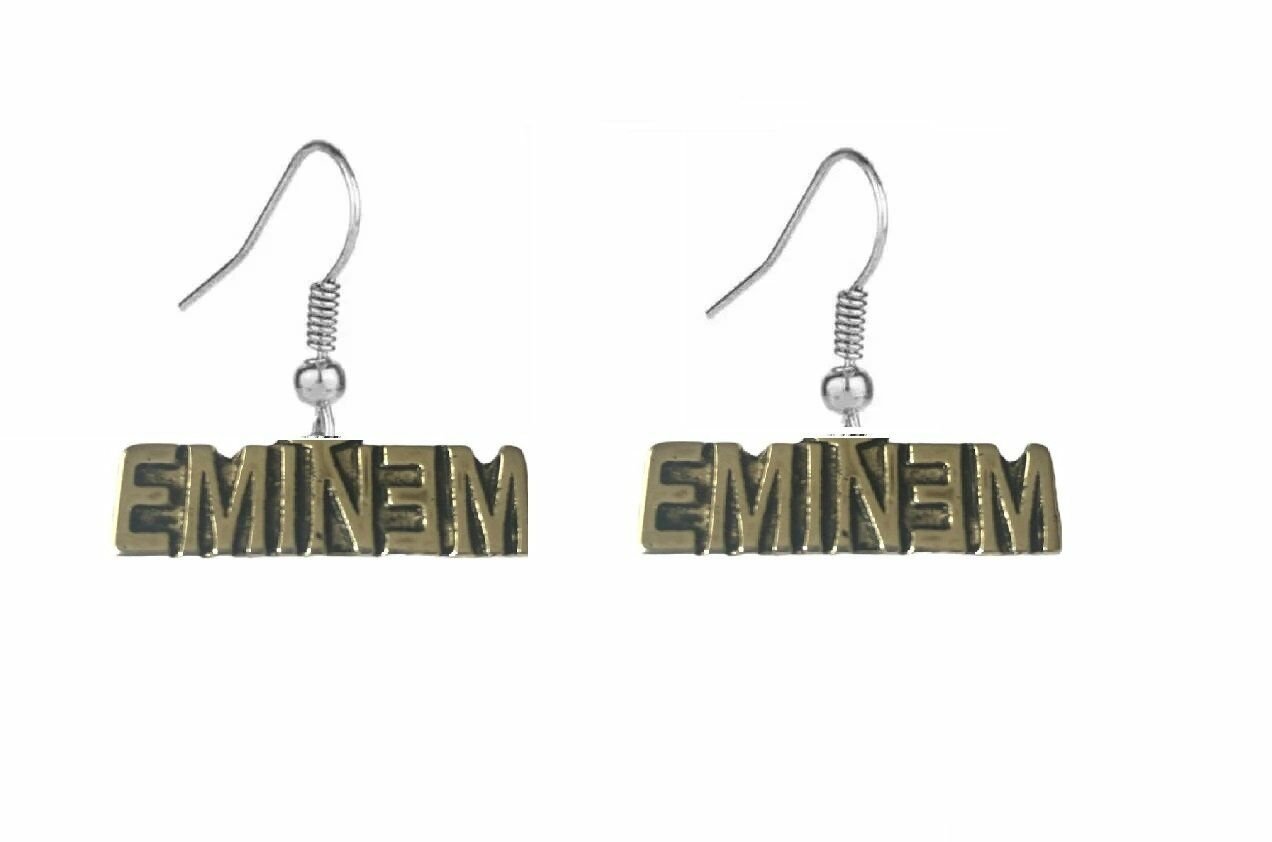 Eminem Yazılı Küpe