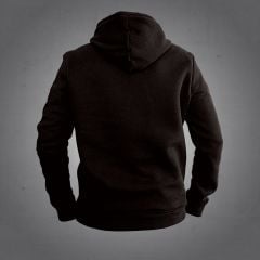 Barış Simgesi Kapüşonlu Sweatshirt Hoodie Unisex Siyah