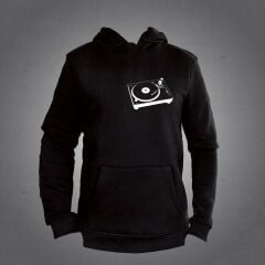 Pikap Kapüşonlu Sweatshirt Hoodie Unisex Siyah