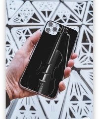 Siyah Keman Xiaomi Telefon Kılıfı
