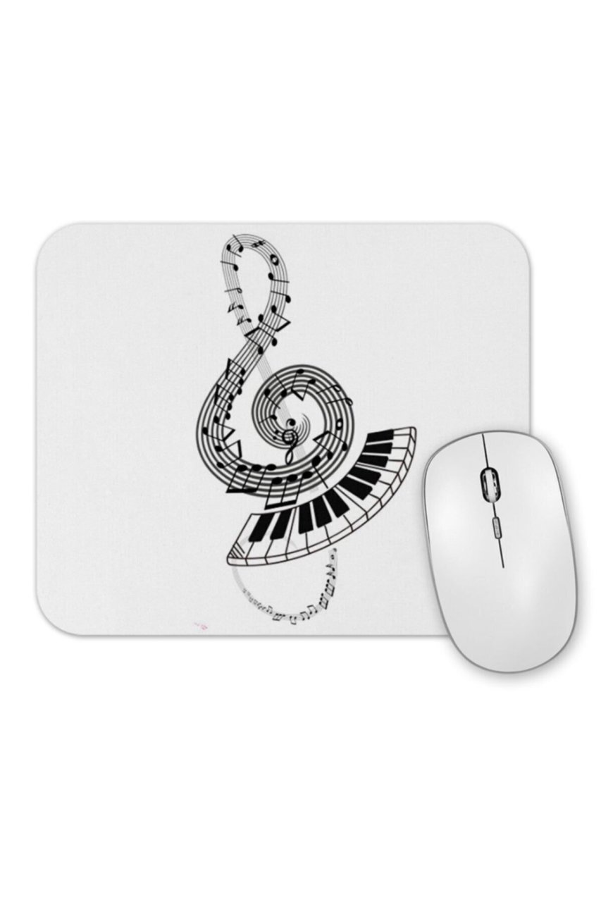 Sol Anahtar Piyano Nota Mouse Pad