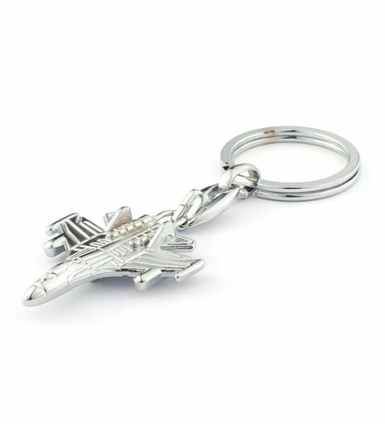 Havacılık Savaş F1 Uçağı Anahtarlık Metal Pilot Hostes Hediye