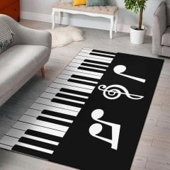 Piyano Nota Halı