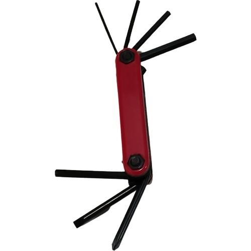 Alyan Çakı Seti Kırmızı Portatif Taşınabilir Ergonomik Model
