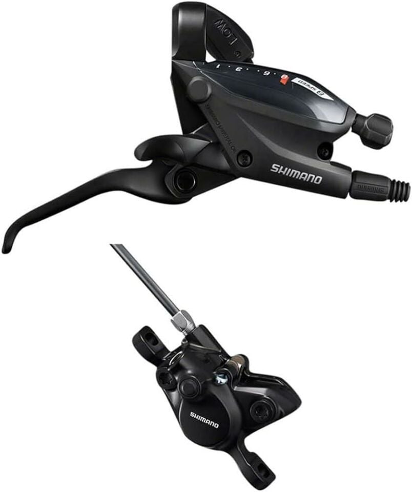 SHIMANO EF505 8 Vites Hidrolik Disk Fren Vites Seti + MT200 Arka