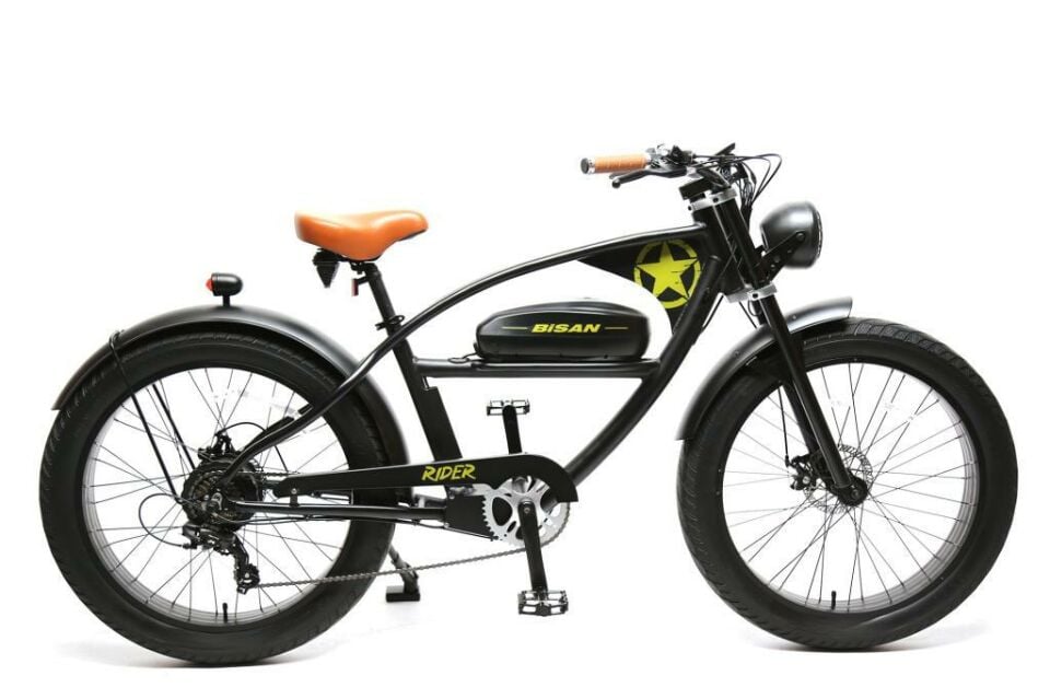 BİSAN RİDER CHOPPER HARLEY TİP ELEKTRİKLİ BİSİKLET 2025