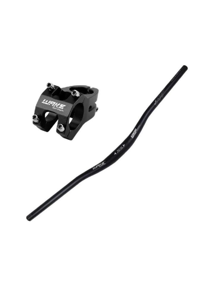 WAKE 780MM Alüminyum 31.8 Bisiklet Gidon + Boğaz Seti