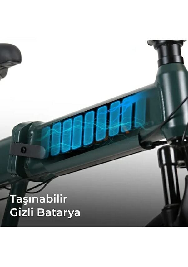 OLA EFD3 Gizli Bataryalı Katlanabilir FATBİKE Elektrikli Bisiklet