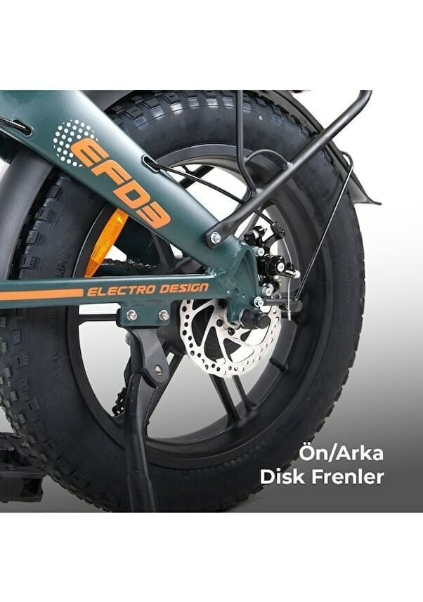 OLA EFD3 Gizli Bataryalı Katlanabilir FATBİKE Elektrikli Bisiklet