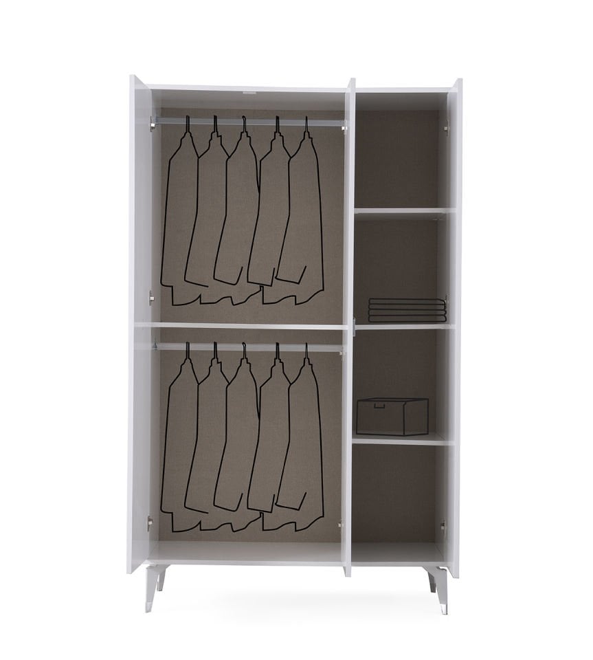 RİO 3 KAPILI DOLAP