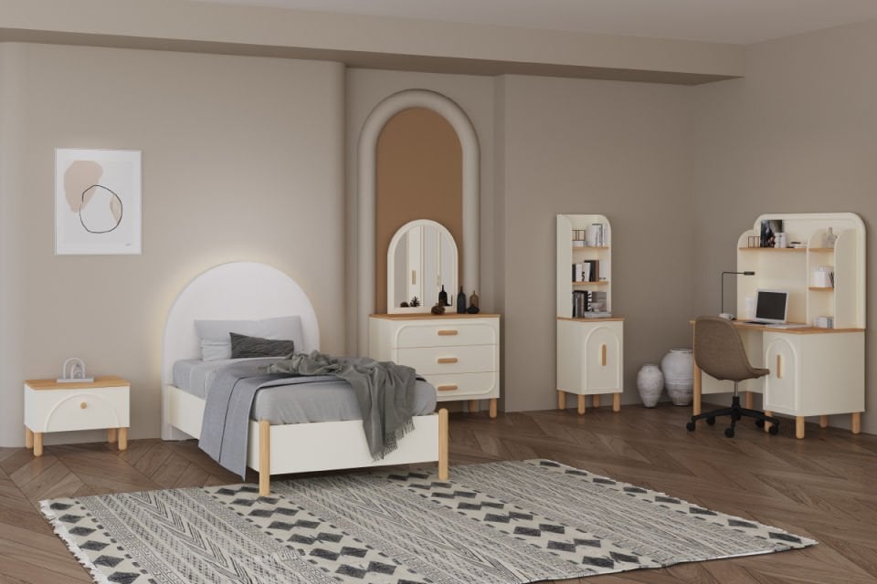 BOHEMSTAR GENÇ ODASI 3 Kapılı Dolap