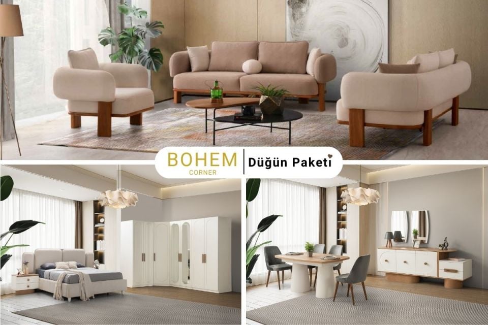BOHEM CORNER DÜĞÜN PAKETİ