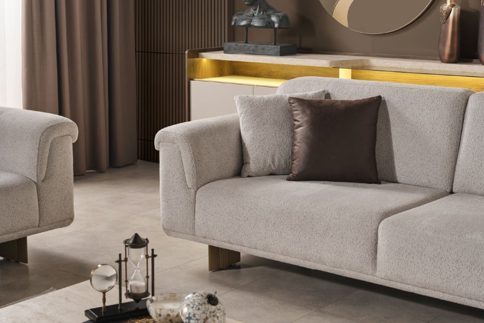 ANDROMEDA SALON TAKIMI Üçlü Koltuk