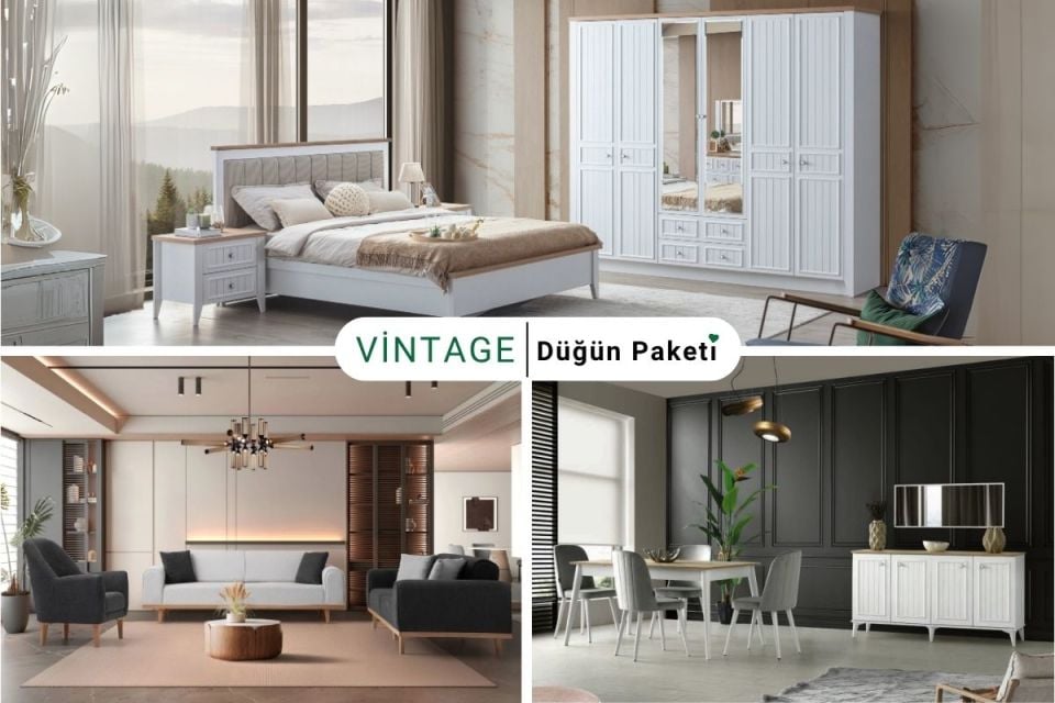 VİNTAGE DÜĞÜN PAKETİ