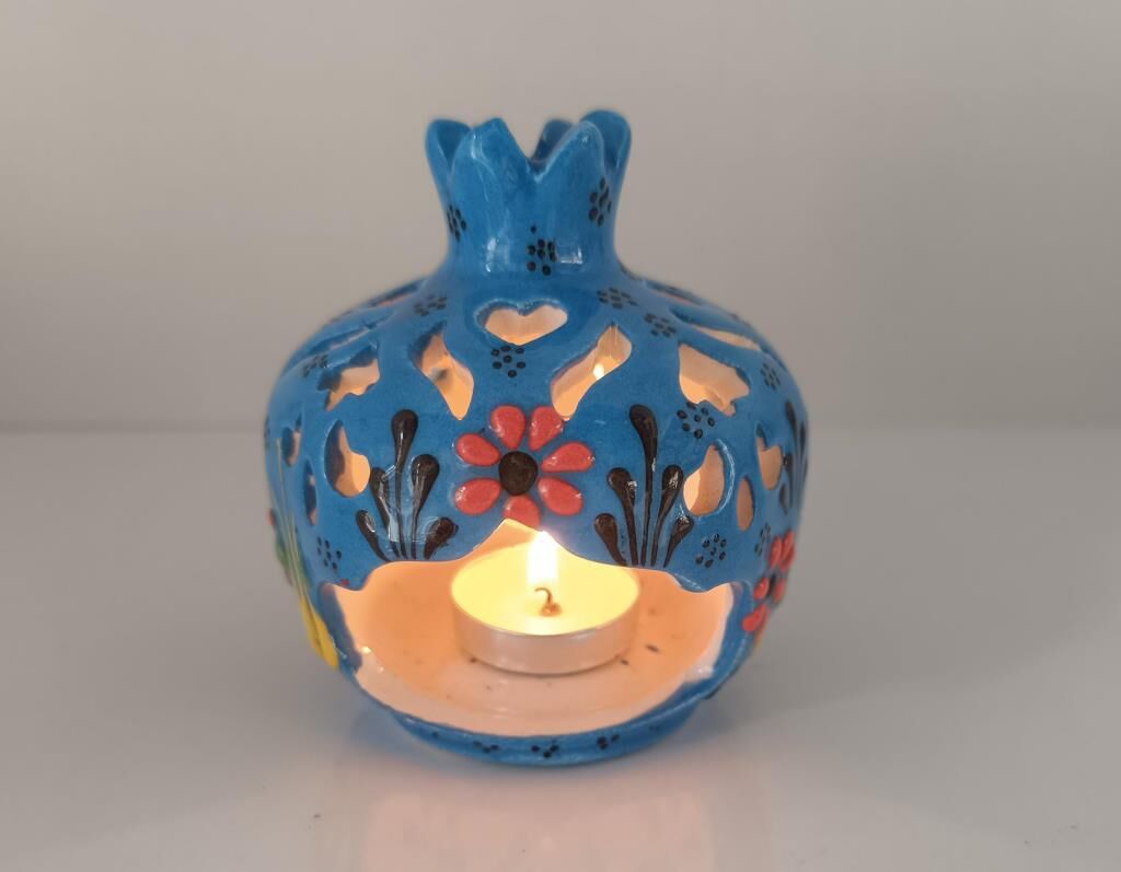 Buhurdanlık  Çini tealight mumluk Mumluk Işık Ev Dekor Masa Özel Gün Hediye