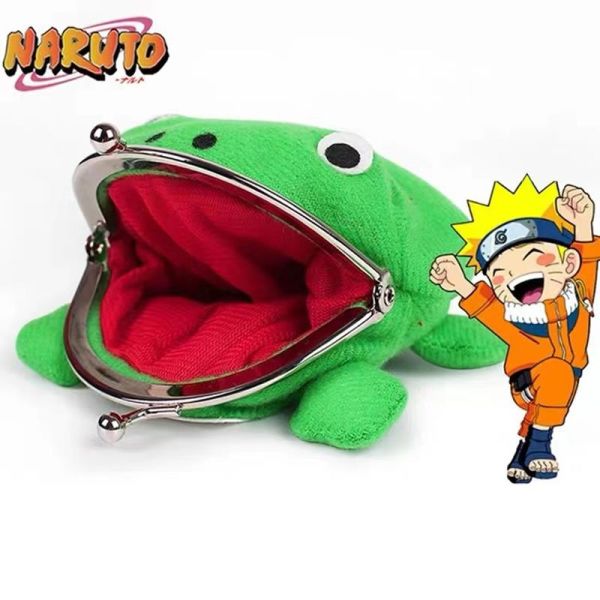 Cüzdan Kurbağa Anime Naruto Sevimli Peluş Bozuk Para Cüzdanı