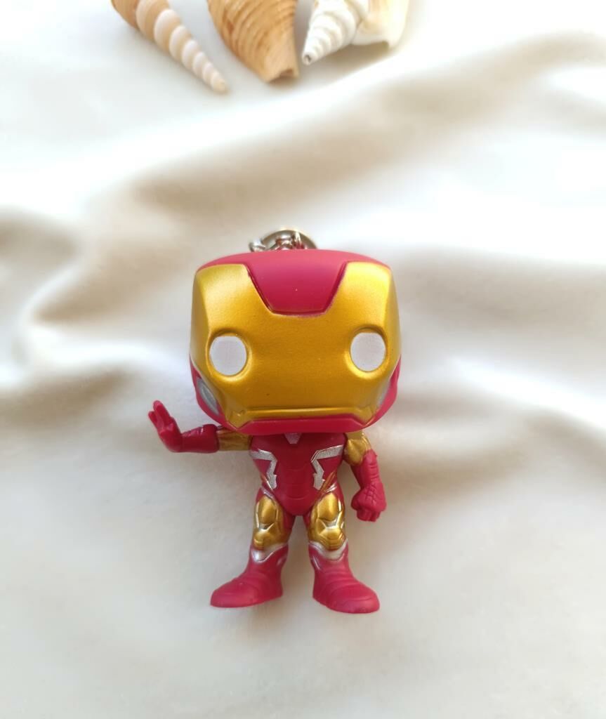 Iron Man Funko Pop Figür Anahtarlık Çanta Süsü Karakter Figür Oyuncak  9 cm