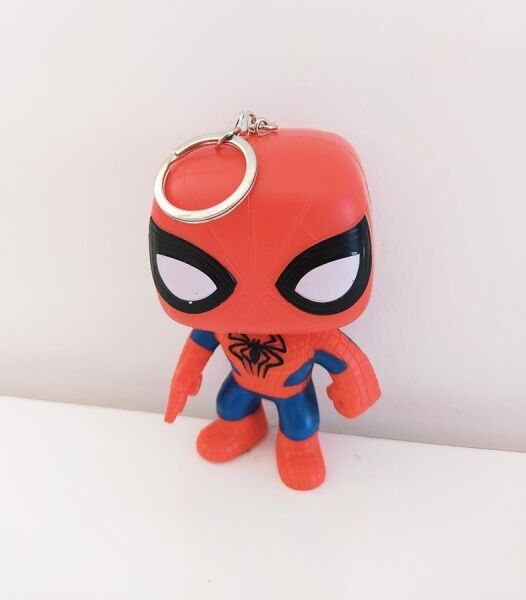 Spiderman Örümcek Adam Avengers Marvel Pop Figür Anahtarlık Çanta Süsü 9 cm