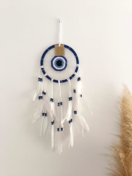 Düş Kapanı Makrome Bambu Dreamcatcher Kuş Tüyü Rüya Kapanı Duvar Süsü El işi