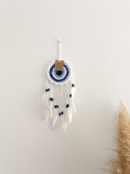 Düş Kapanı Makrome Dreamcatcher Kuş Tüyü Rüya Kapanı Duvar Süsü El işi