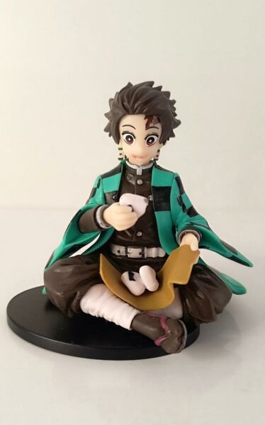 Anime Demon Slayer Kimetsu No Yaiba Tanjiro 10 cm Oturan Karakter Figür Oyuncak Biblo