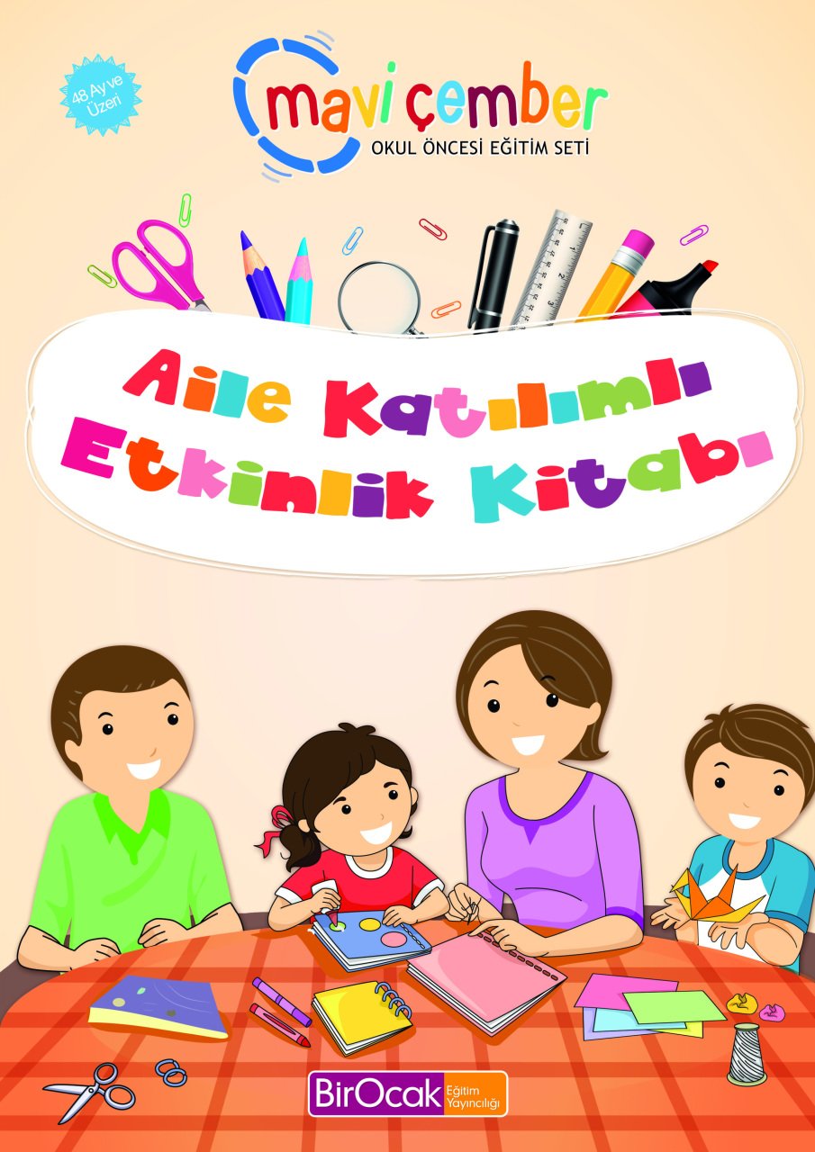 Aile Katılımlı Etkinlik Kitabı - Mavi Çember (48 Ay ve Üzeri)