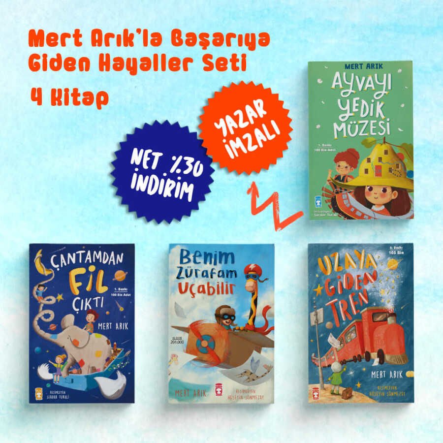 Mert Arık'La Başarıya Giden Hayaller (4 Kitap)