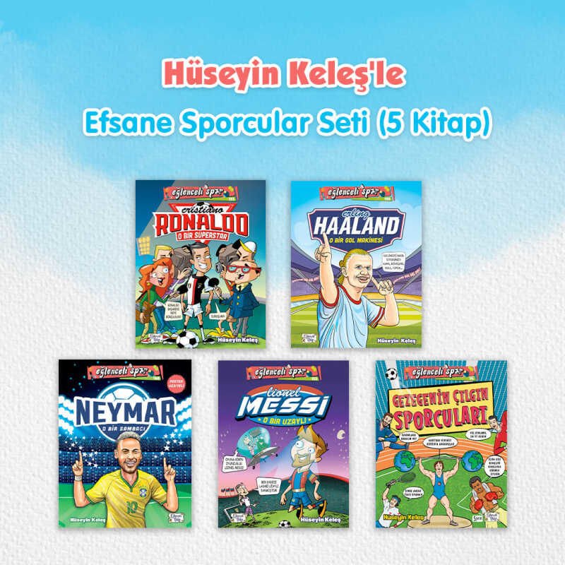 Hüseyin Keleş'Le Efsane Sporcular Seti (5 Kitap)