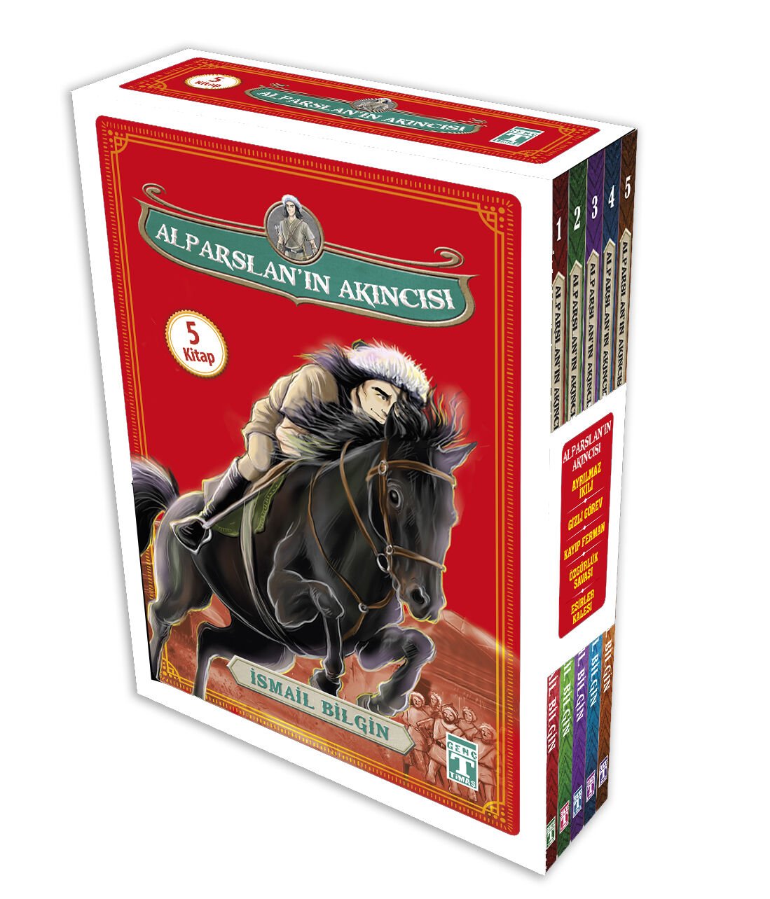 Alparslanın Akıncısı 1 Set - (5 Kitap)