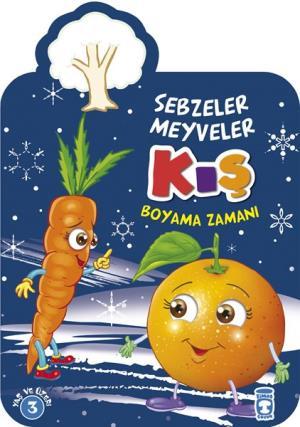 Kış Boyama Zamanı - Sebzeler Meyveler