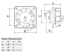 BEMİS MAKİNE PRİZ 16A 220V IP67