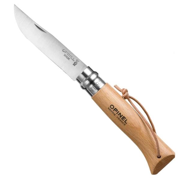 Opinel Inox No 8 Kayın Saplı Paslanmaz Çelik Çakı