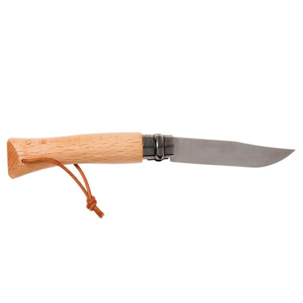 Opinel Inox No 7 Ahşap Deri Askılı Paslanmaz Çelik Çakı