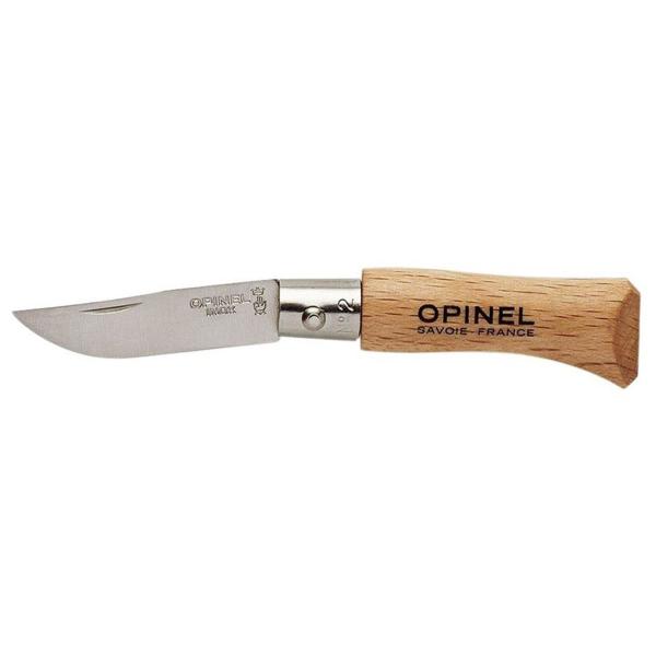 Opinel Inox No 2 Kayın Saplı Paslanmaz Çelik Çakı