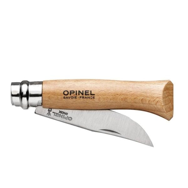 Opinel Inox No 8 Kayın Saplı Paslanmaz Çelik Çakı