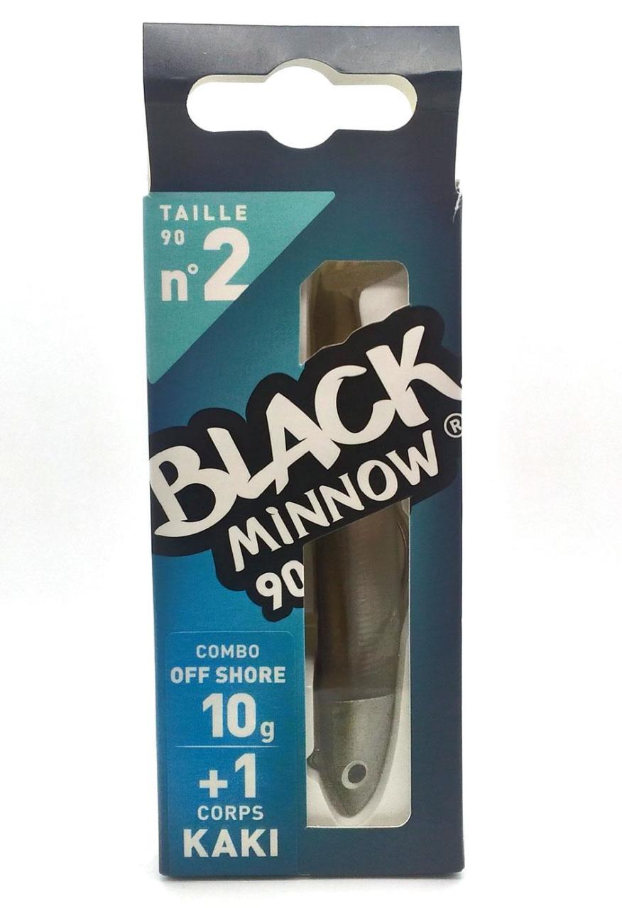 Black Minnow 90 Combo Shore Jig 10 gr kaki BM187