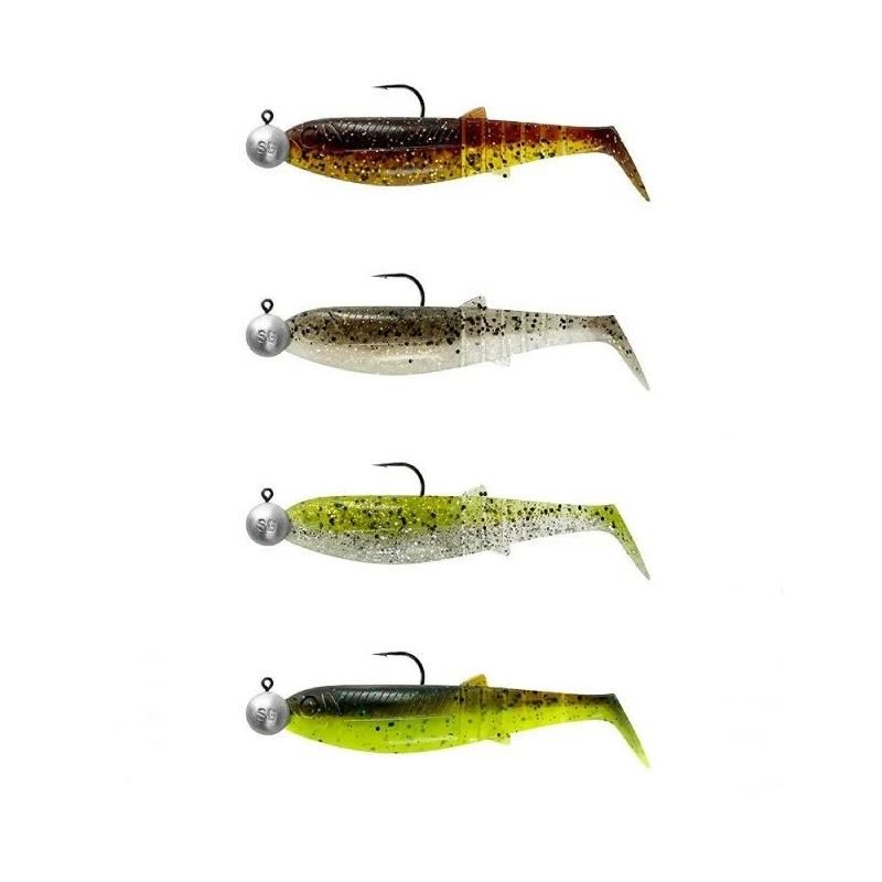 Savage Gear Cannibal Shad 8cm 5gr+7.5gr #2/0 Clear Water Mix 4+4 Adet Silikon Yem