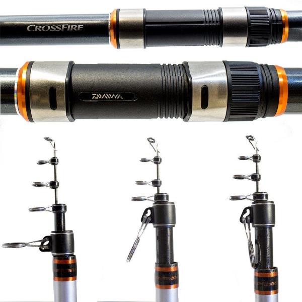 Daiwa Crossfire 420cm 100-250gr Tele Surf Olta Kamışı