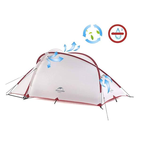 Naturehike Hiby Stan Ultralight One Big Bedroom 2-3 Kişilik Kamp Çadırı